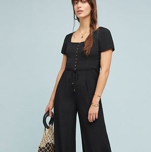 Anthropologie Sienna Black Jumpsuit